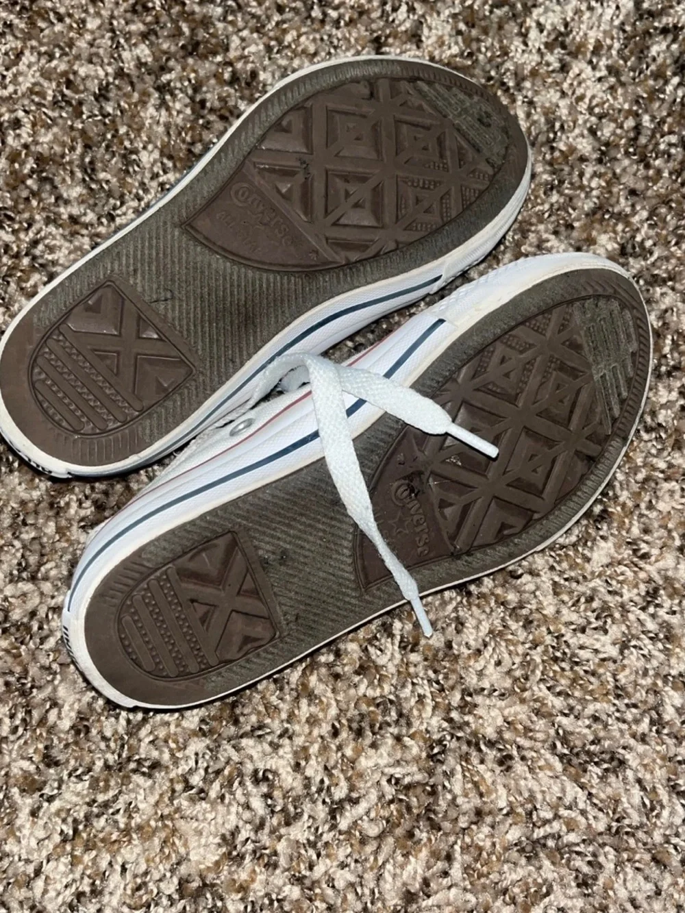 Girl Kids Converse Low Top 2 Pais Size 11c